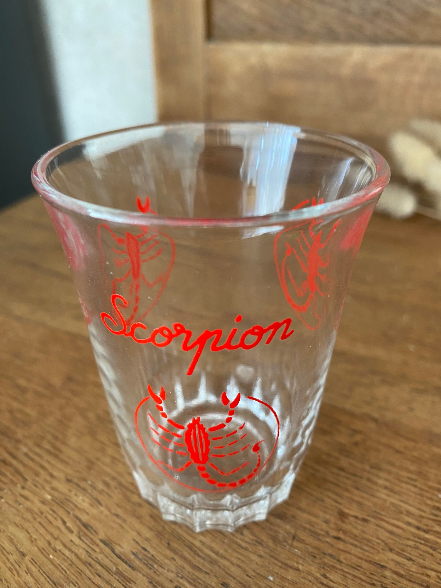 4 verres sirop berger vintage