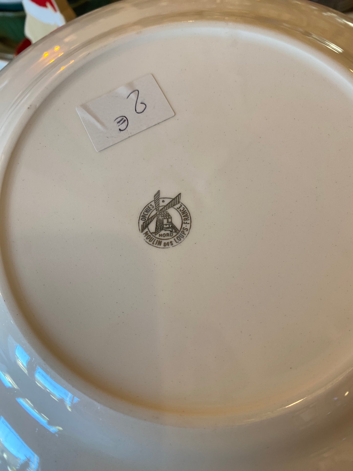 Assiette plate Moulin des loups