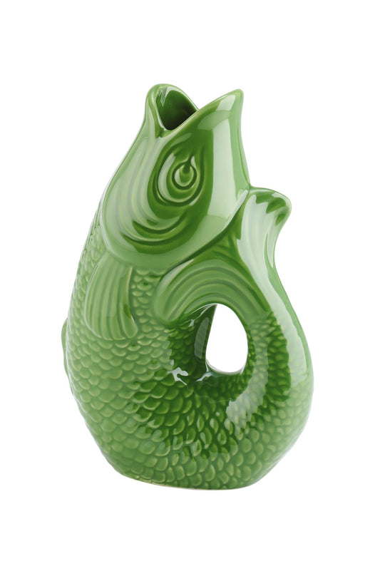 Vase poisson Monsieur Carafon, taille S, green bay