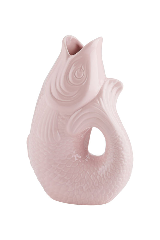 Vase poisson Monsieur Carafon, taille S, sea pink