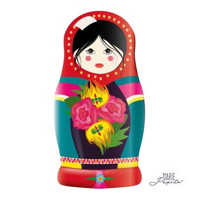 Petit tableau MATRIOCHKA  11 x 11 cm
