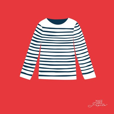 Petit tableau MARINIERE 11 x 11 cm