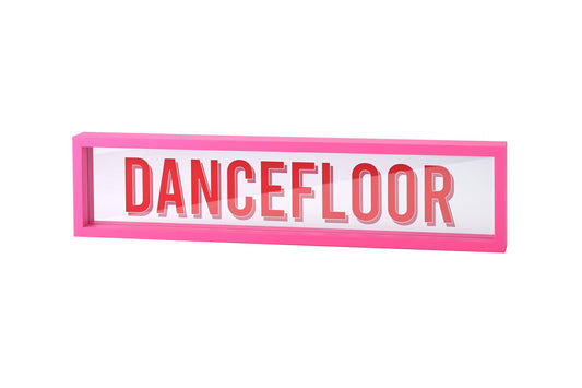 Tableau en verre "dancefloor"