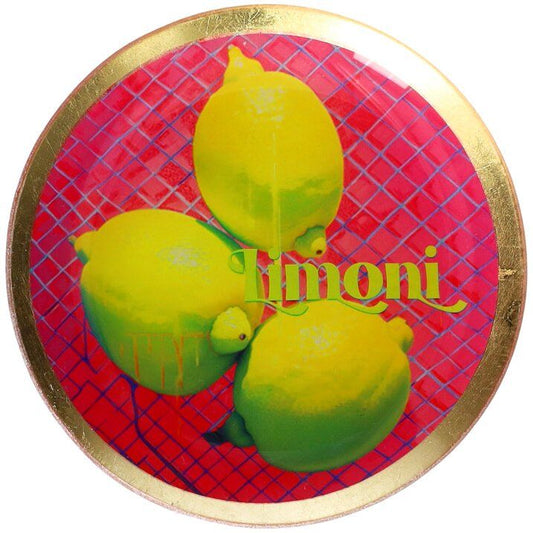 Assiette en verre "limoni", taille M