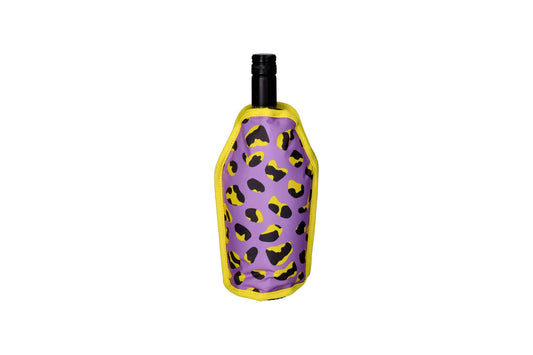 Rafraichisseur pour bouteille "leopard fluo"