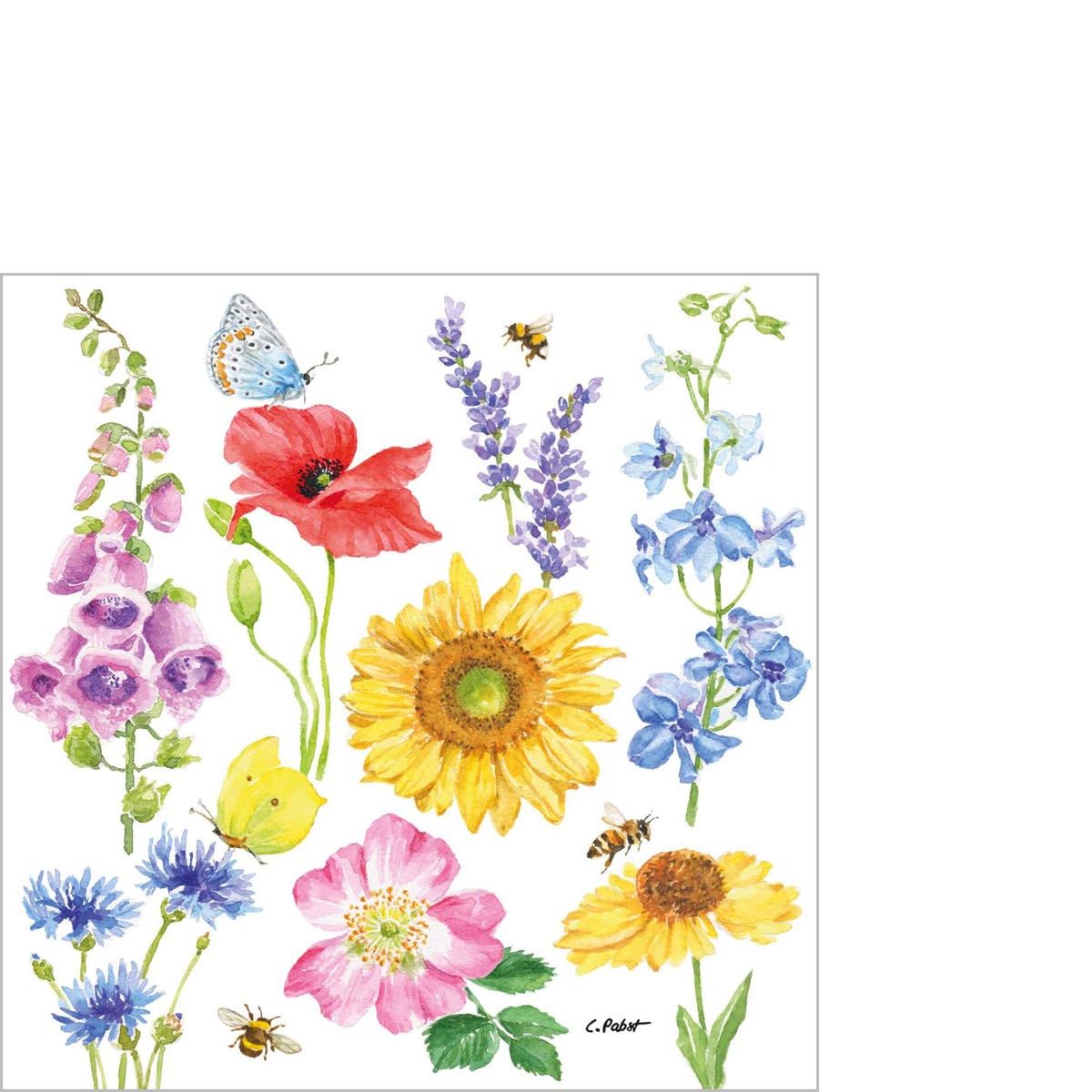 Serviettes en papier cocktail ABEILLES