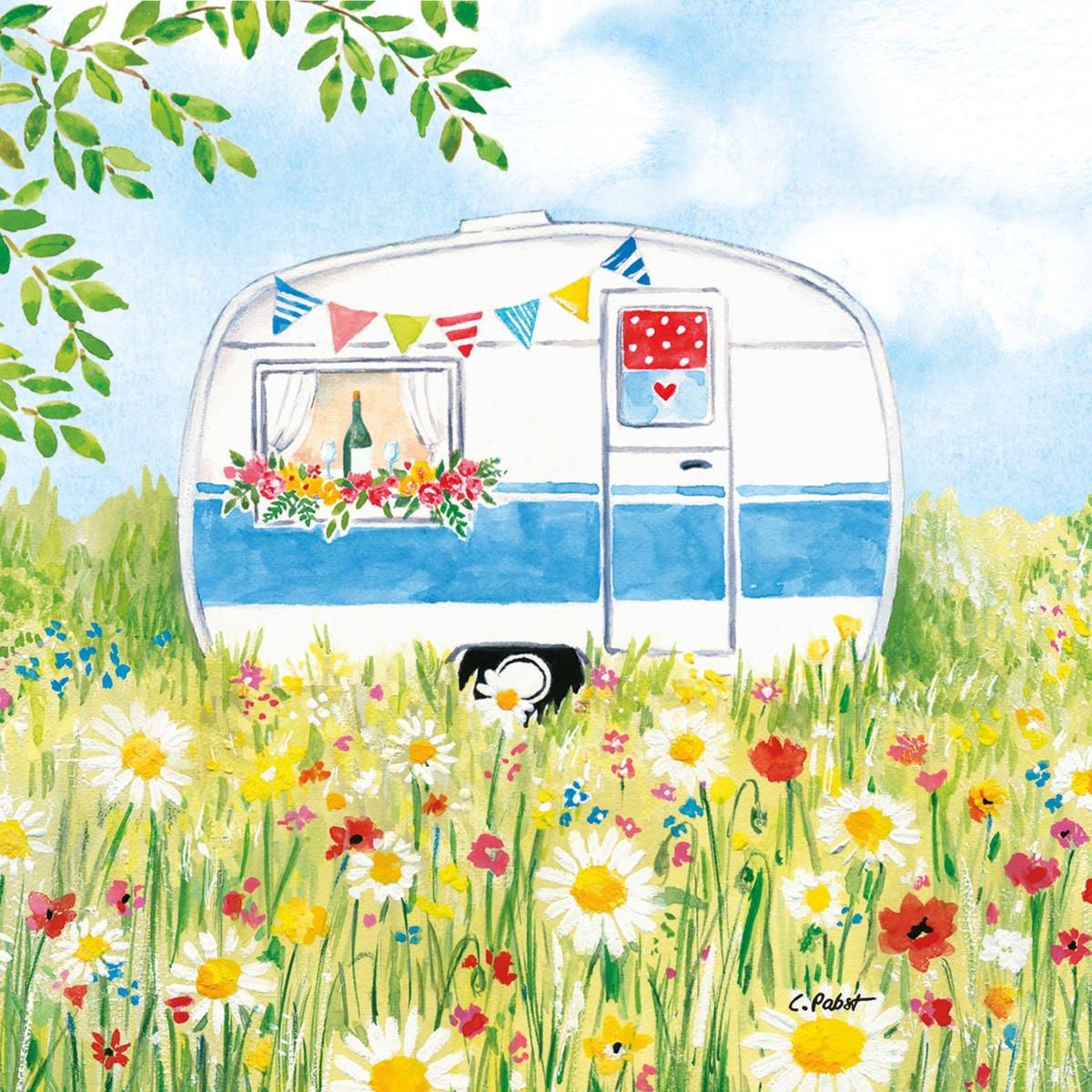Serviettes en papier CARAVANE