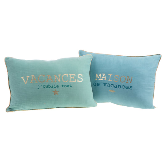 coussin "VACANCES" - Amadeus