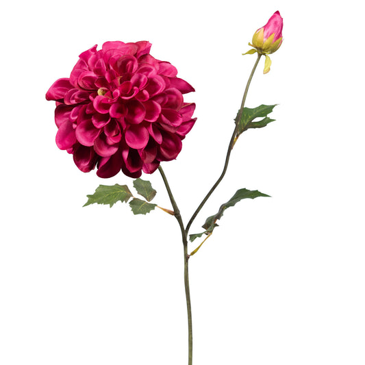 Fleur artificielle DAHLIA DOUBLE BOUTON - Amadeus