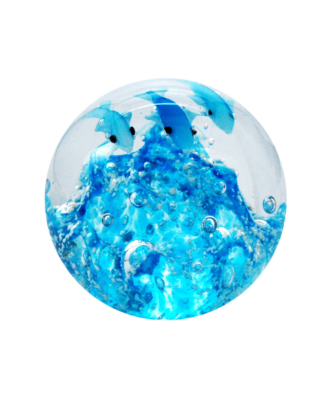 sulfure dauphins sur fond bleu (taille moyenne)
