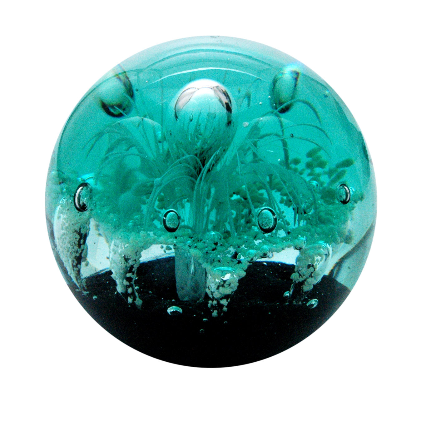 sulfure fleur verte sur fond noir (Grande taille)