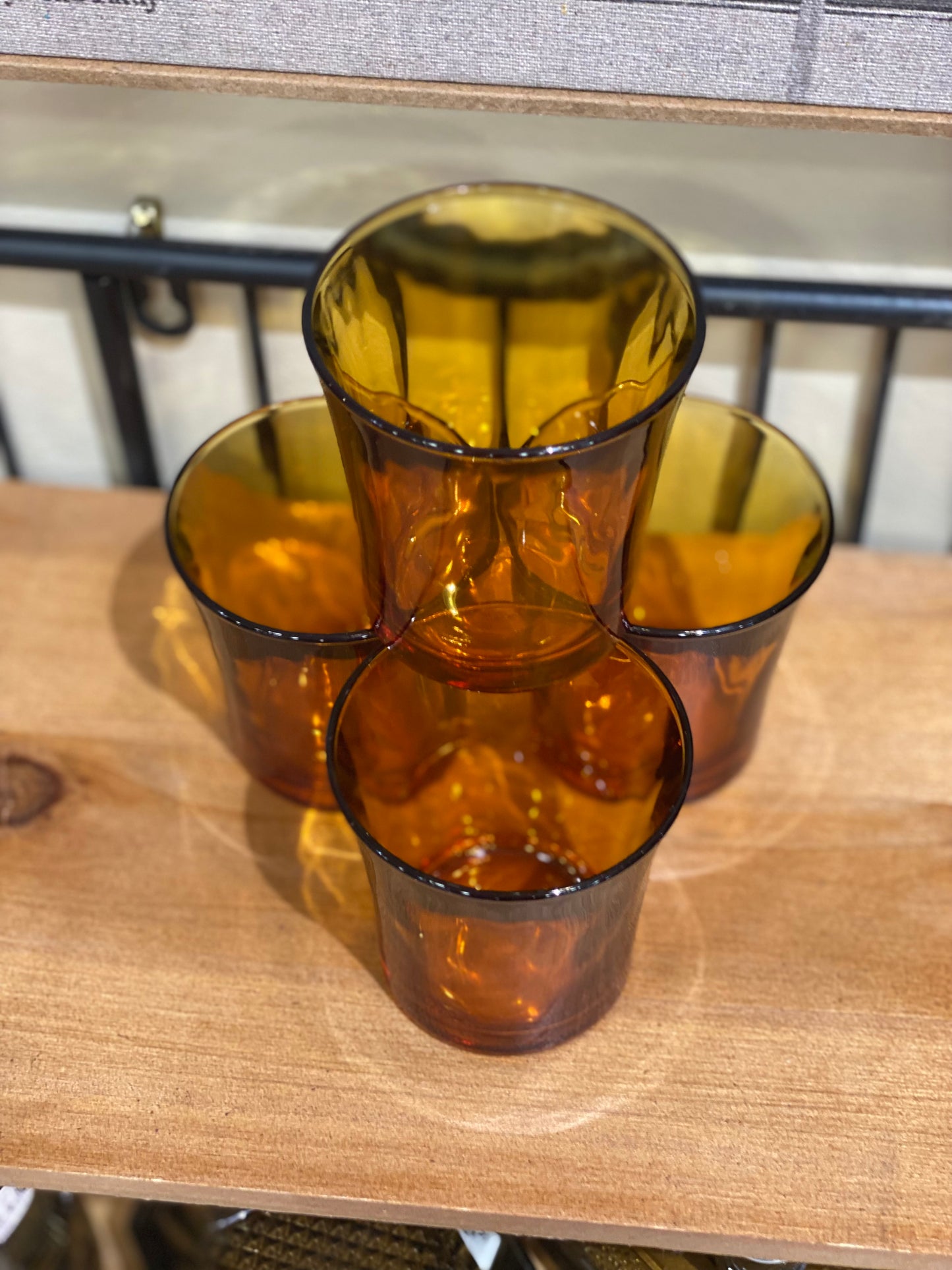 4 verres à eau Duralex