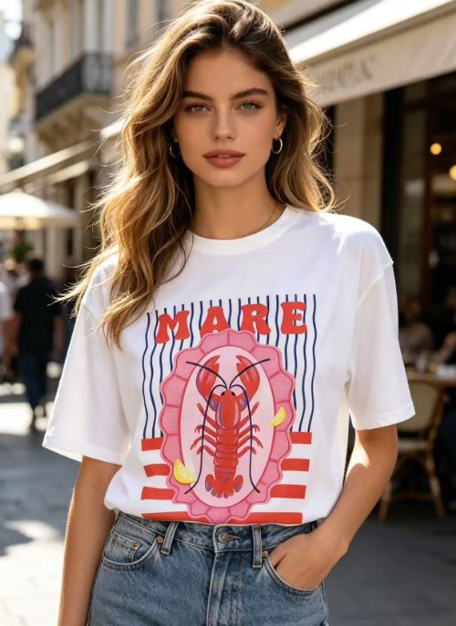 T-shirt imprimé "MARE LOBSTER" T.U