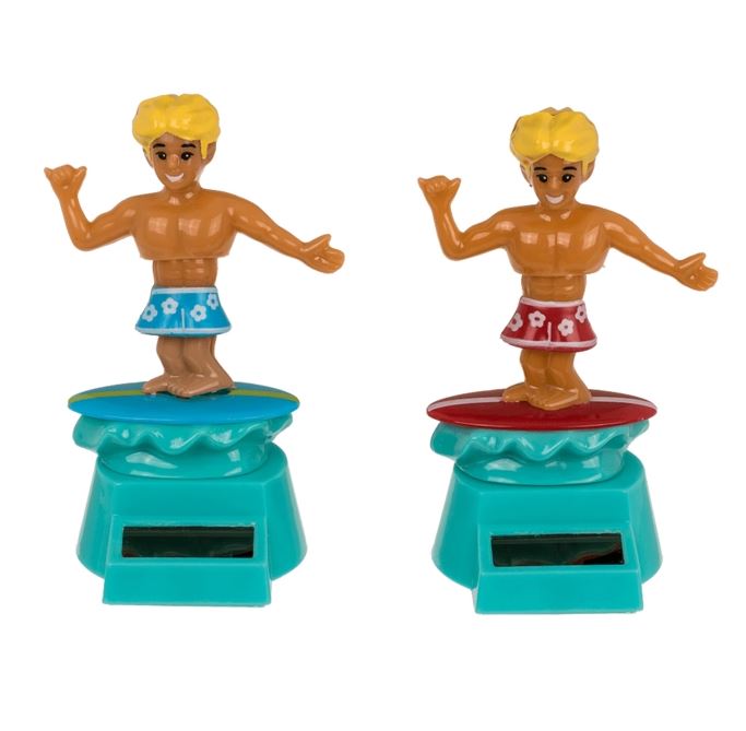 Figurine mobile solaire "SURFEUR"