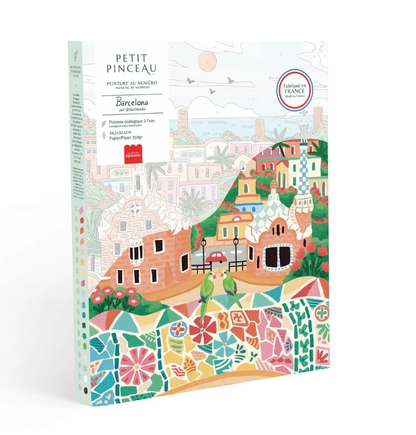 Coffret peinture au numéro - Barcelona par DazlStudio
