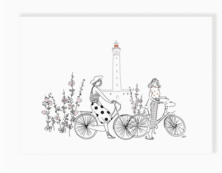 AFFICHE A4 "Ile de Ré - Phare des Baleines" - My Lovely Thing