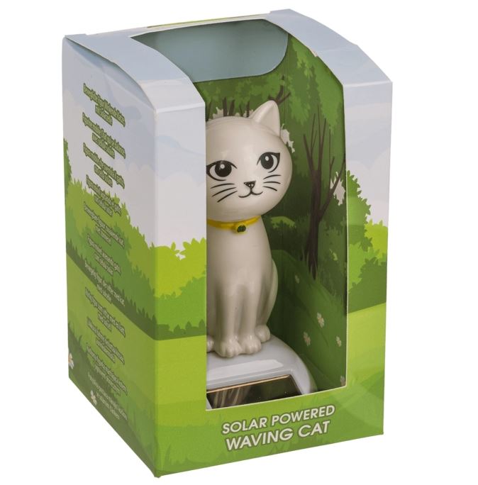 Figurine mobile solaire "CHAT"