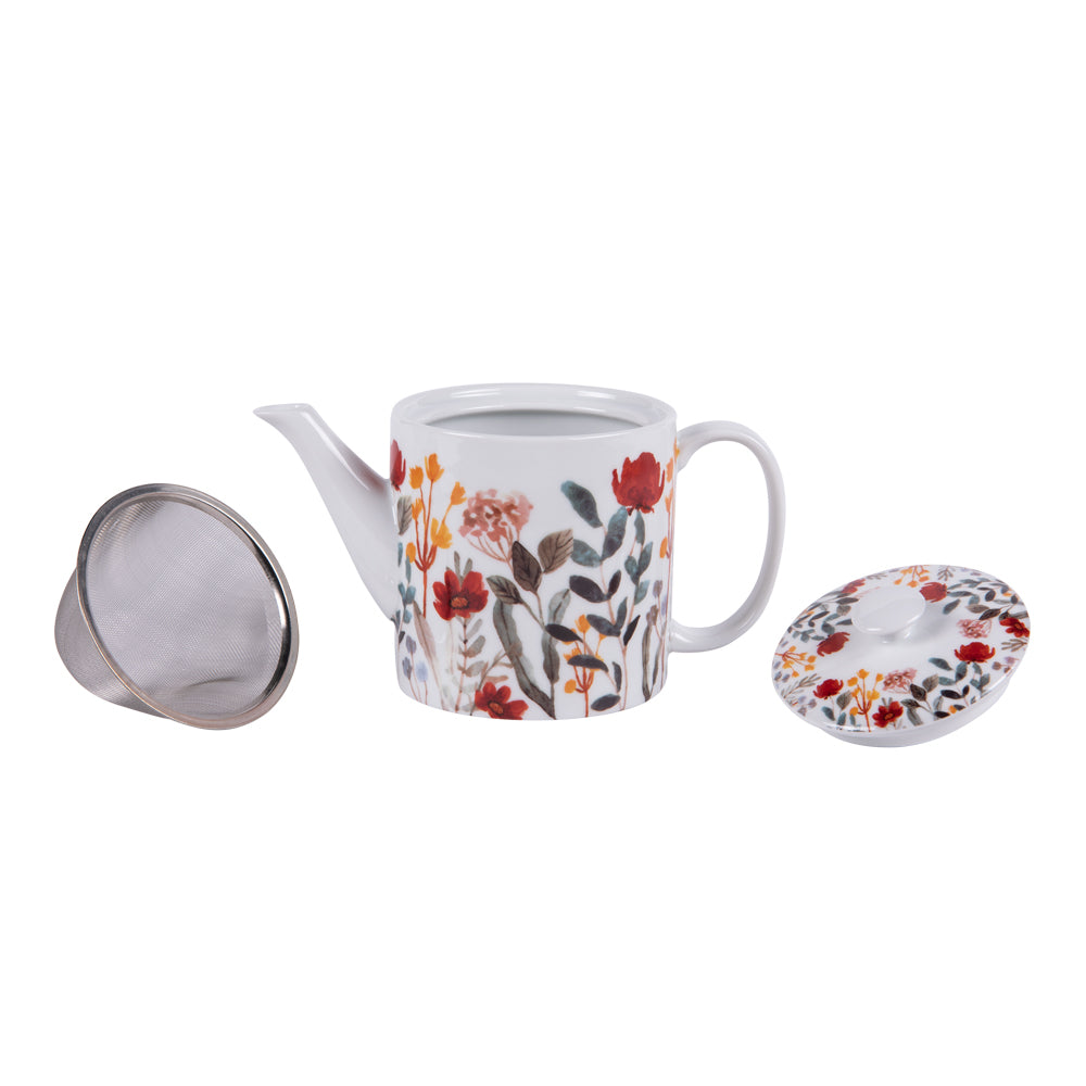 Coffret théière et filtre "Flor" 0.7 l