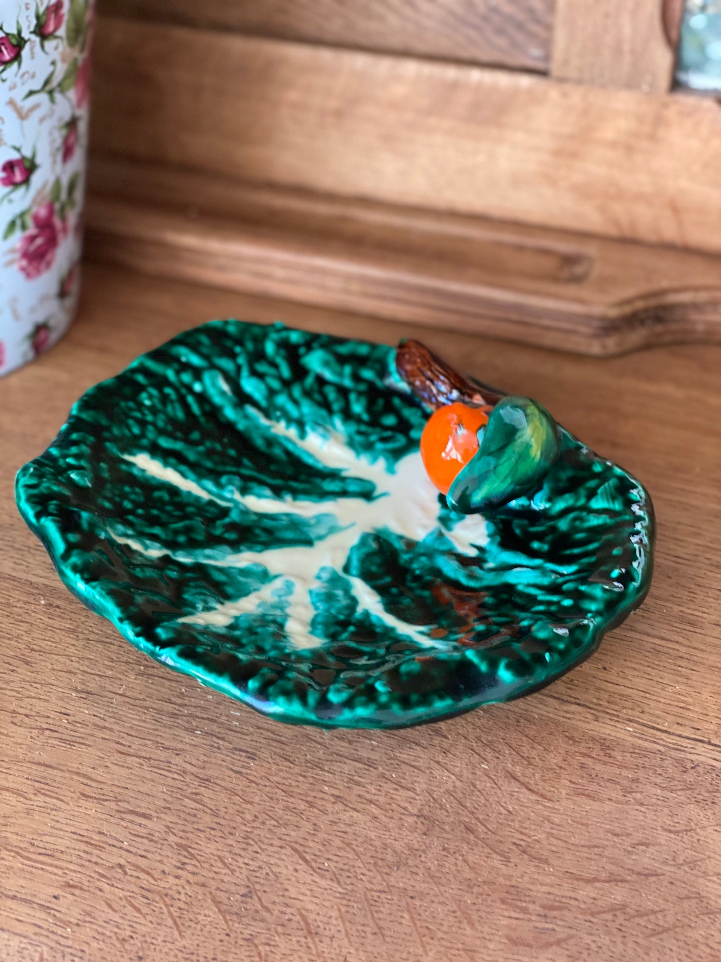 Vide poche feuille de chou