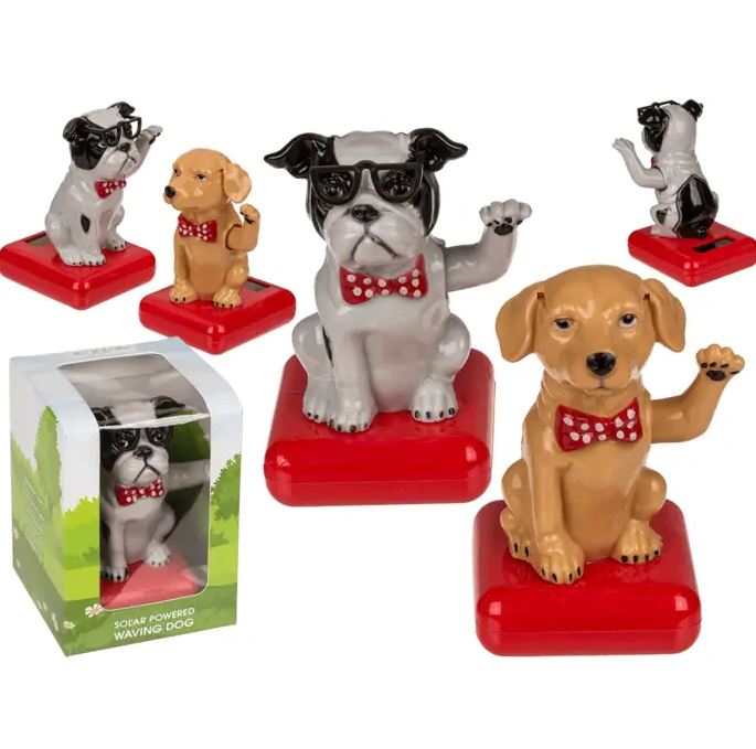 Figurine mobile solaire "CHIEN"