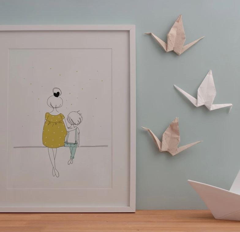 AFFICHE A3 - Love Mum and Boy Summer - My Lovely Thing