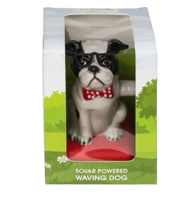 Figurine mobile solaire "CHIEN"