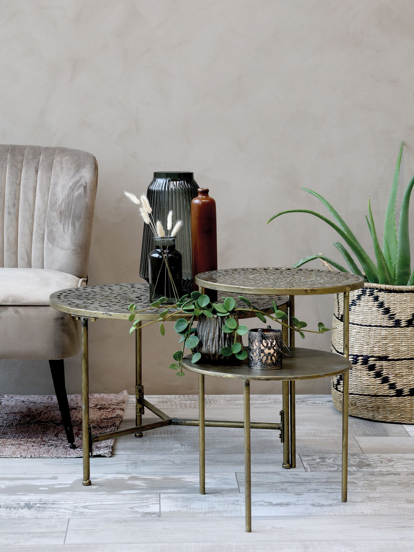 Table avec 2 plateaux