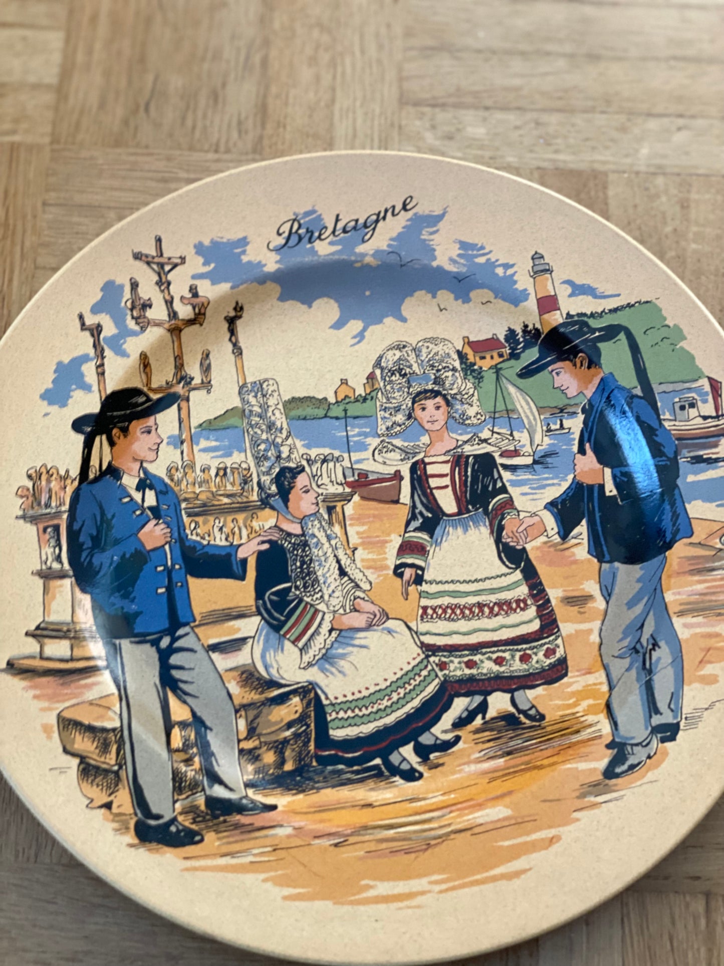 Assiette Nem décor France - Bretagne