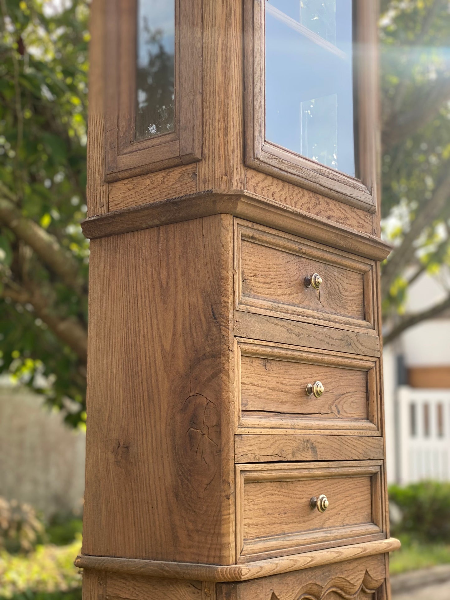 Étagère / vitrine ancienne