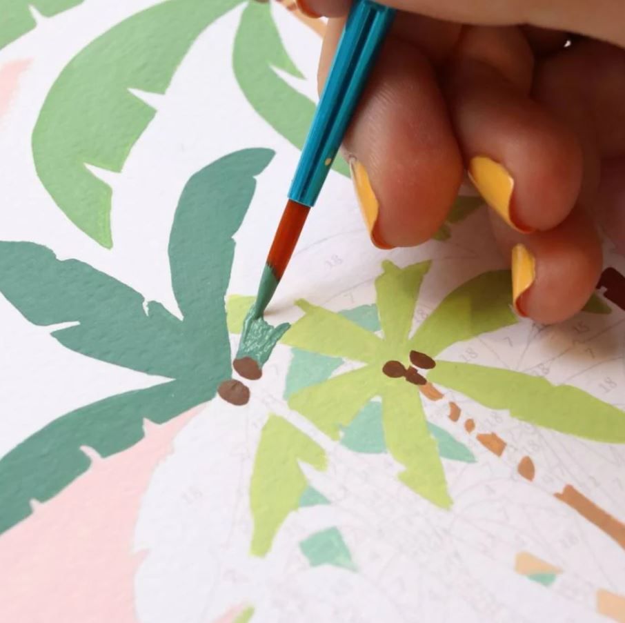 Coffret peinture au numéro - Bora Bora par Tania Garcia