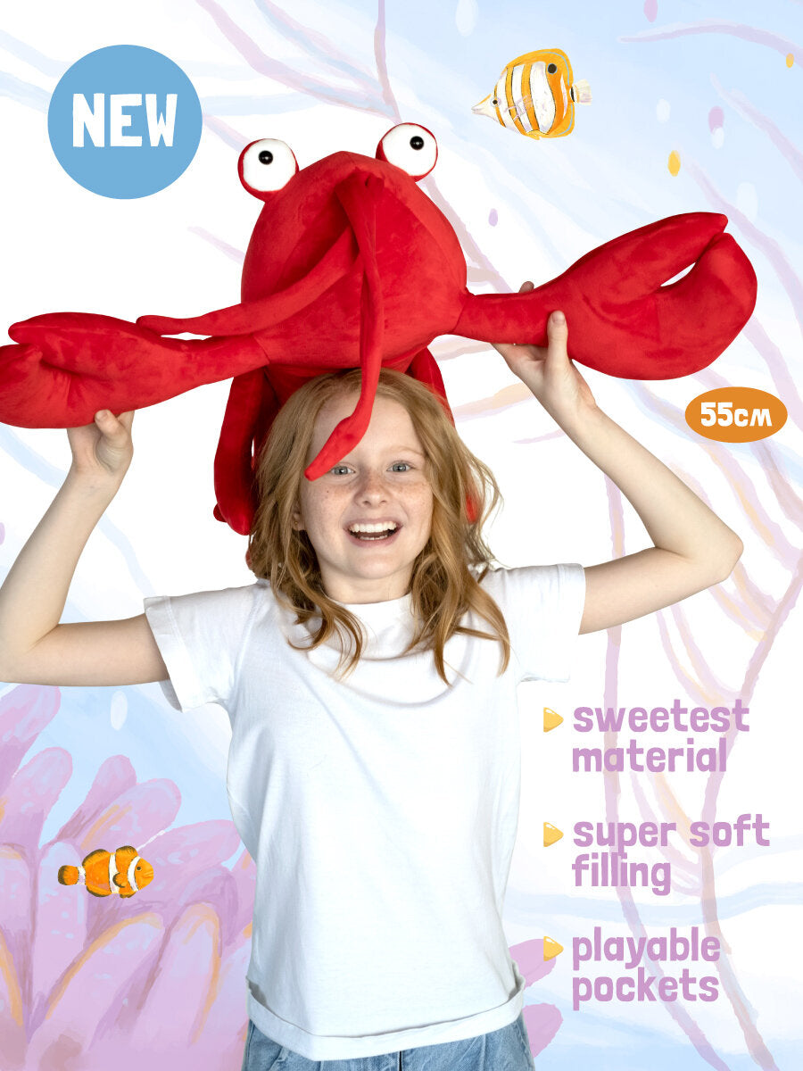 GRANDE PELUCHE homard