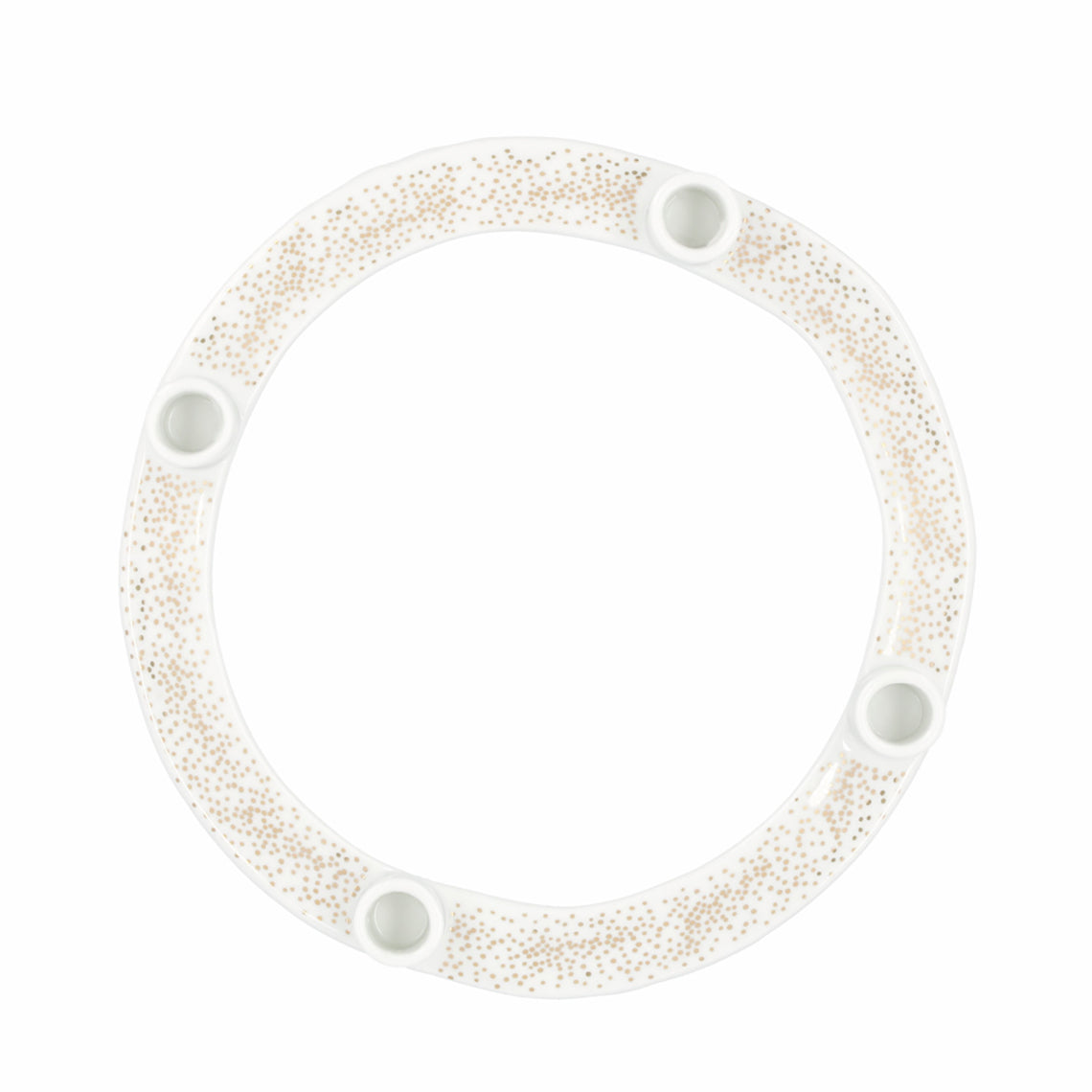Couronne de bougies « points dorés » - Räder design