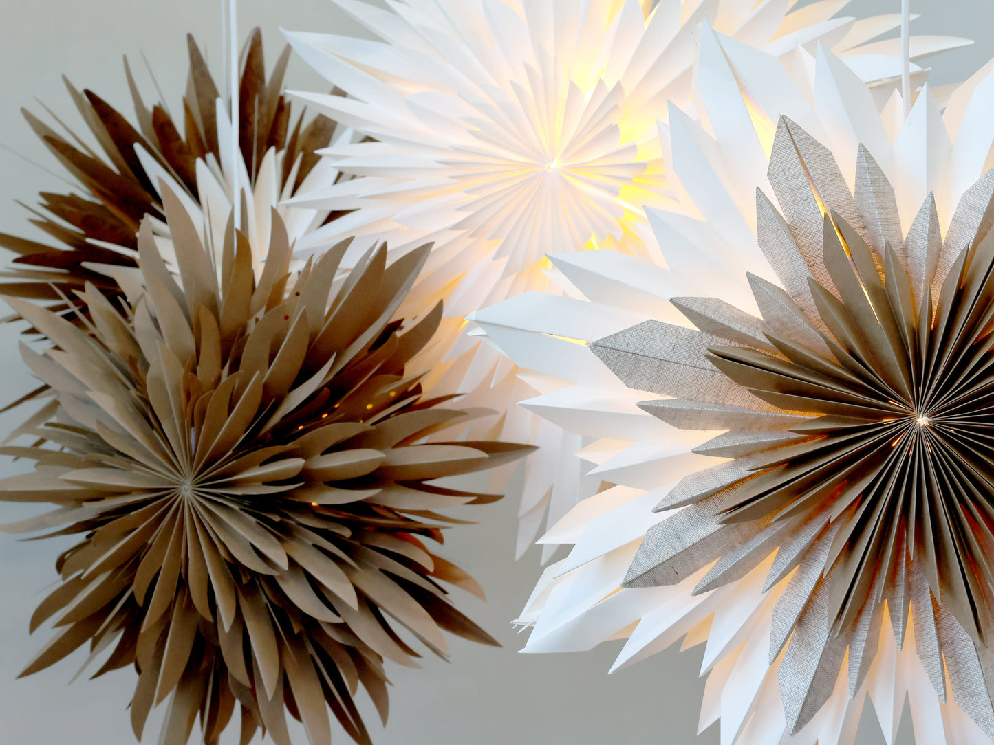 suspension Étoile au style vintage