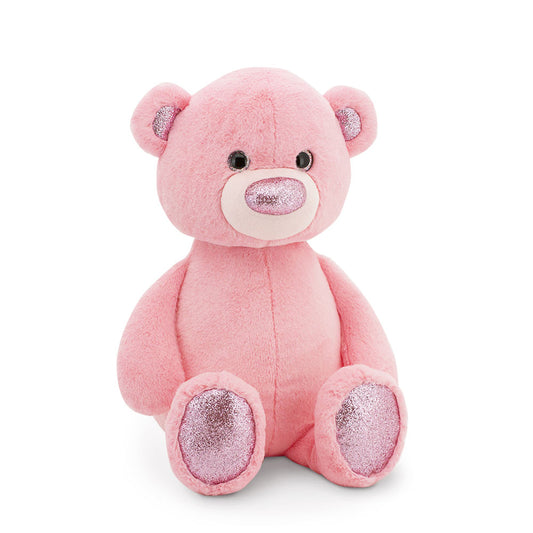 PELUCHE Fluffy l'ours rose