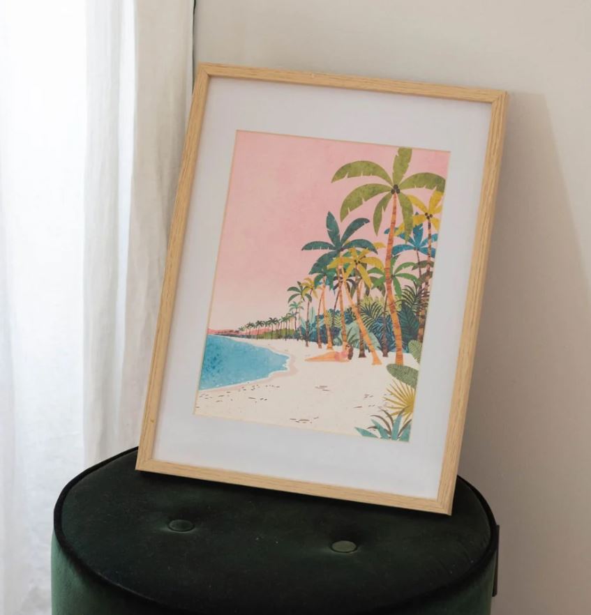 Coffret peinture au numéro - Bora Bora par Tania Garcia