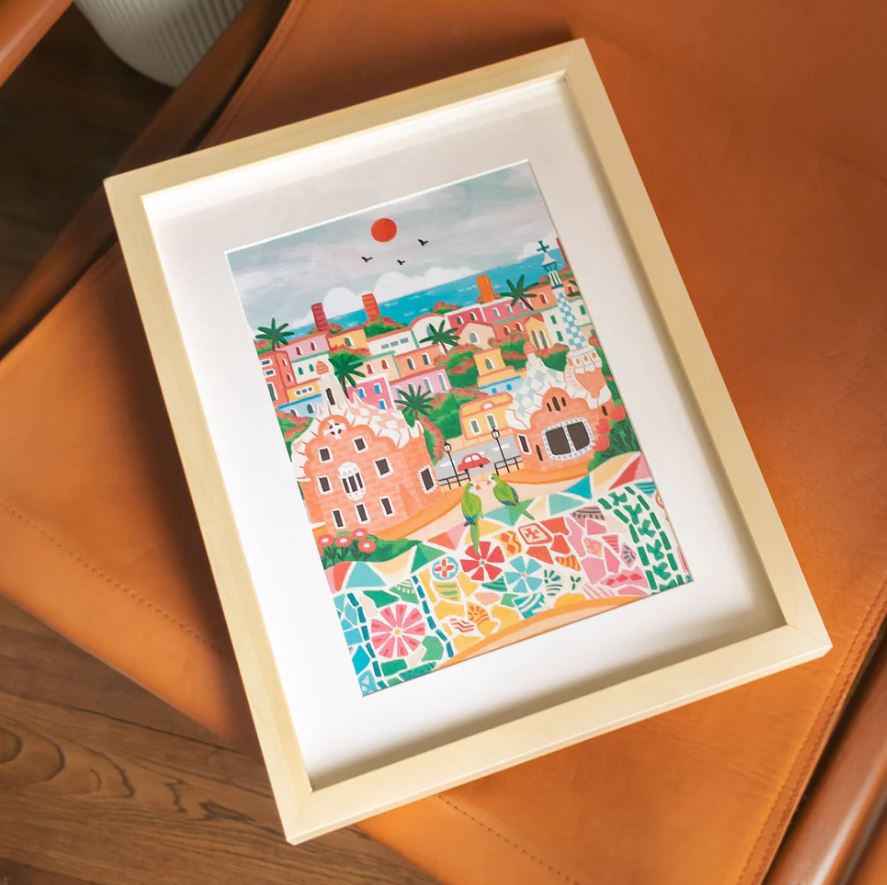 Coffret peinture au numéro - Barcelona par DazlStudio