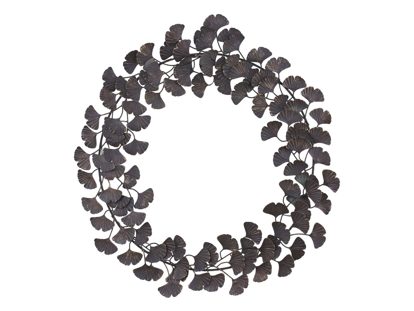 Couronne en métal avec feuilles