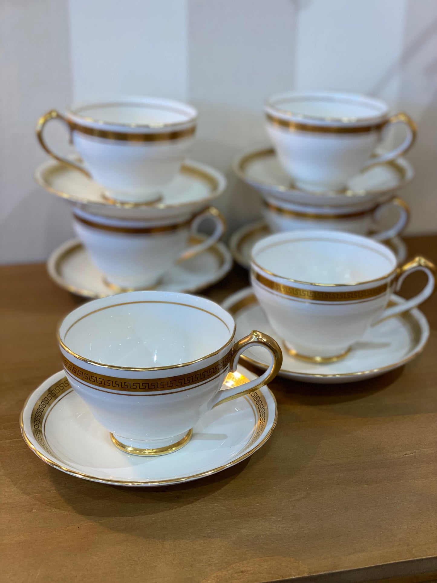 Lot 6 grandes tasses à café / thé