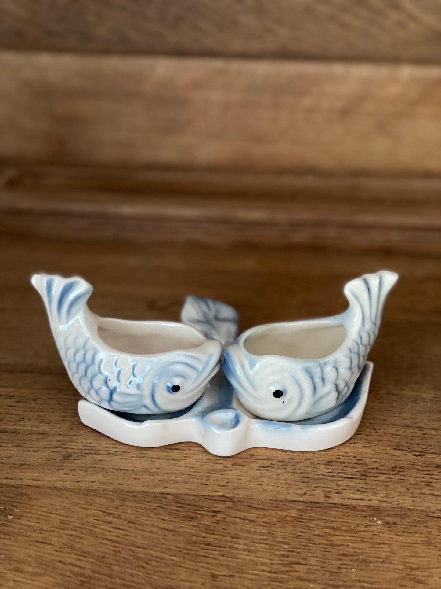 Salière et poivrière Poissons