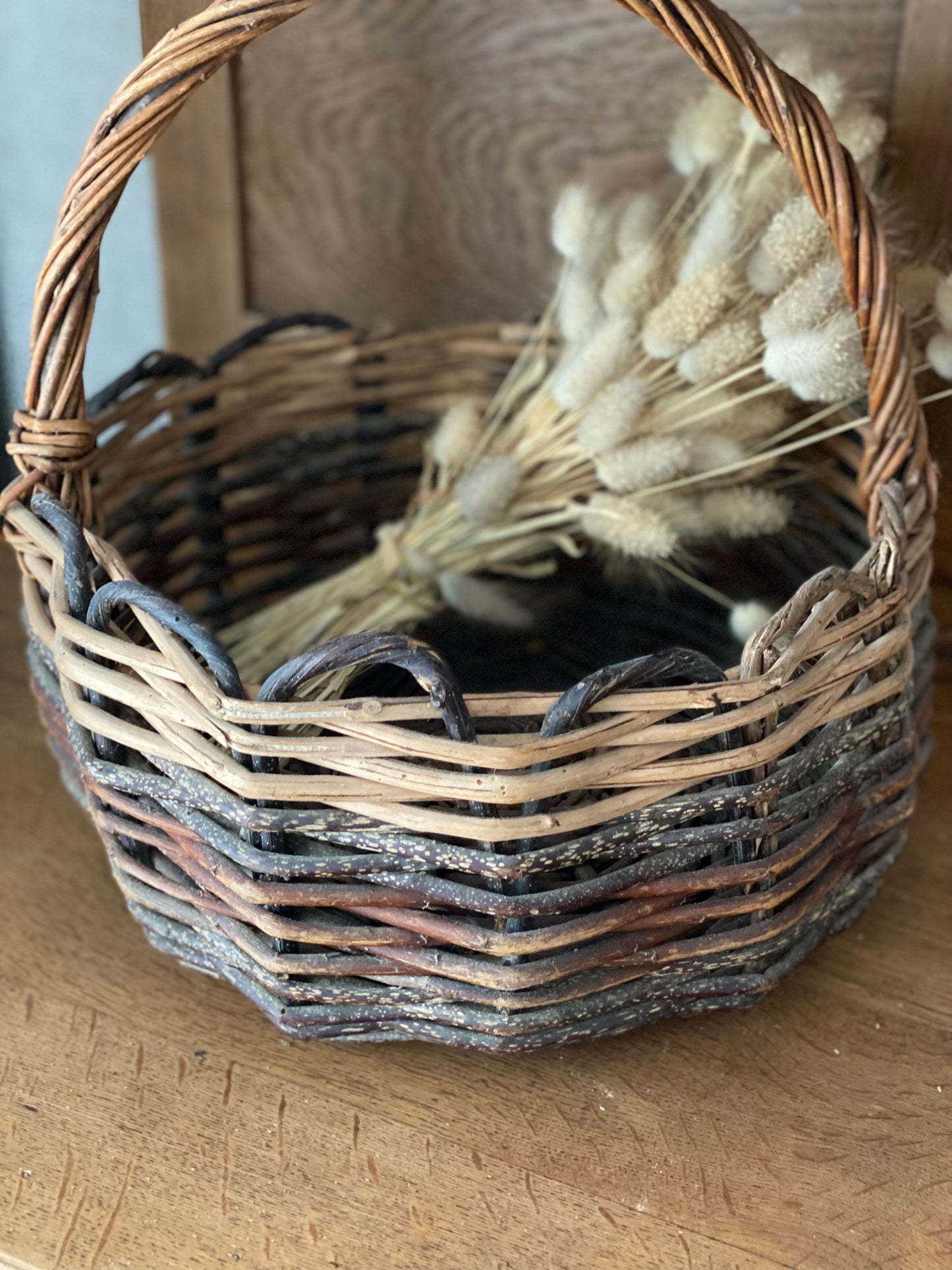 Panier tressé ancien