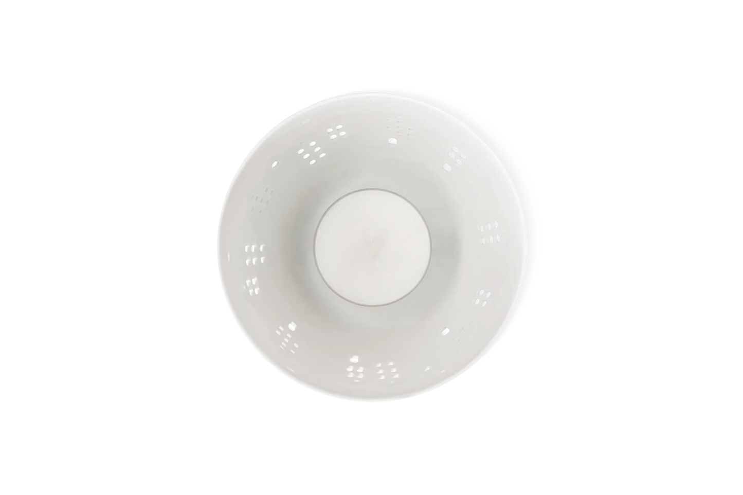 Grand Porte-Bougie Poésie Maisons Porcelaine Blanche räder 92227