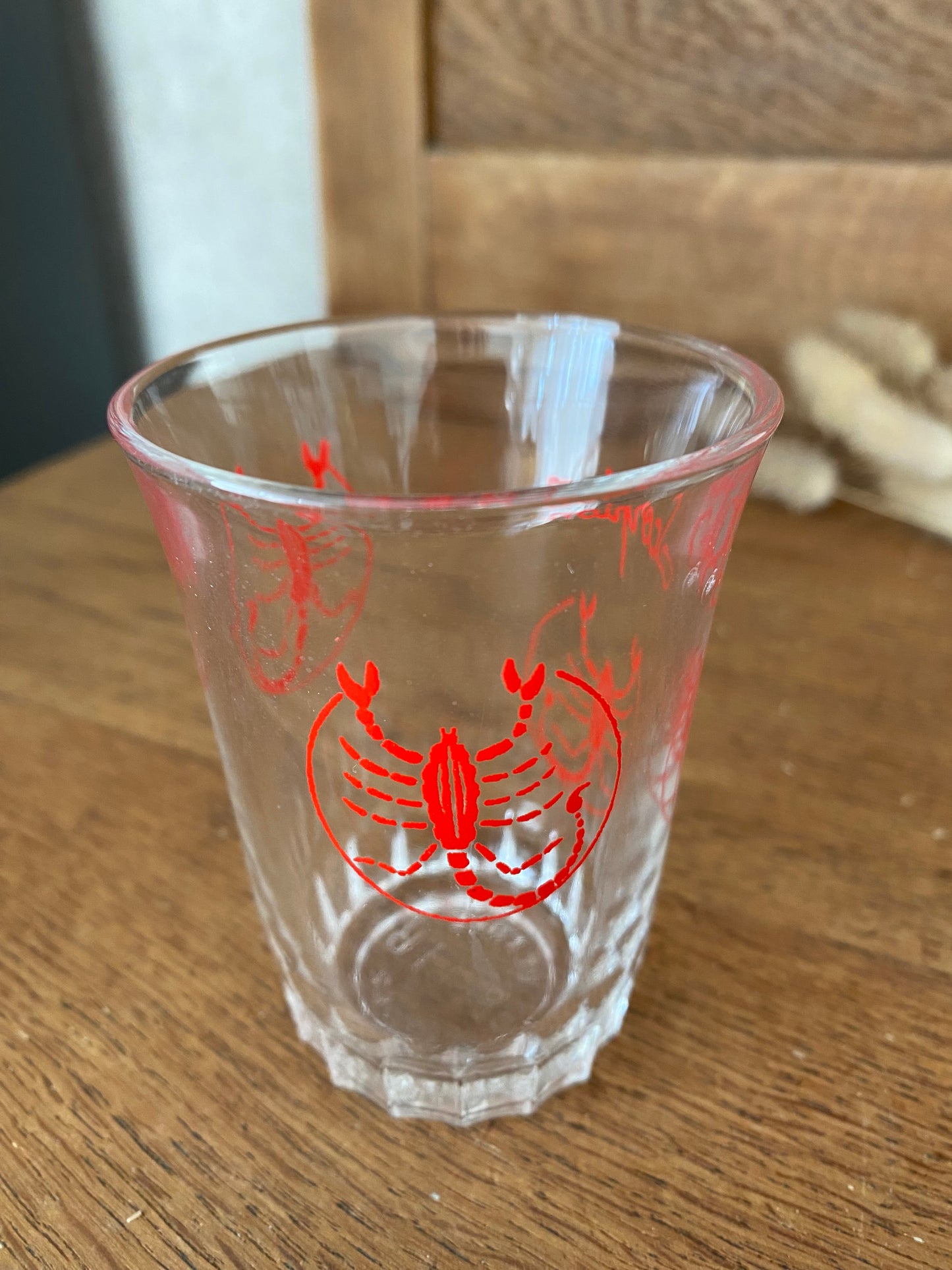 4 verres sirop berger vintage