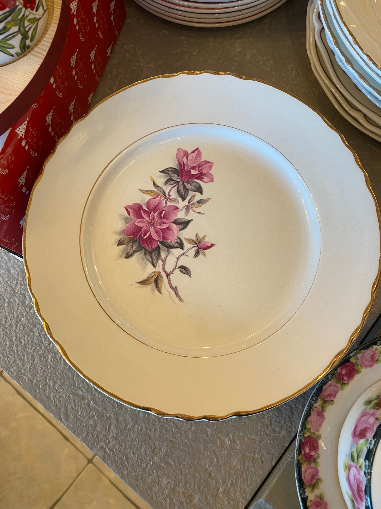 Assiette plate Moulin des loups