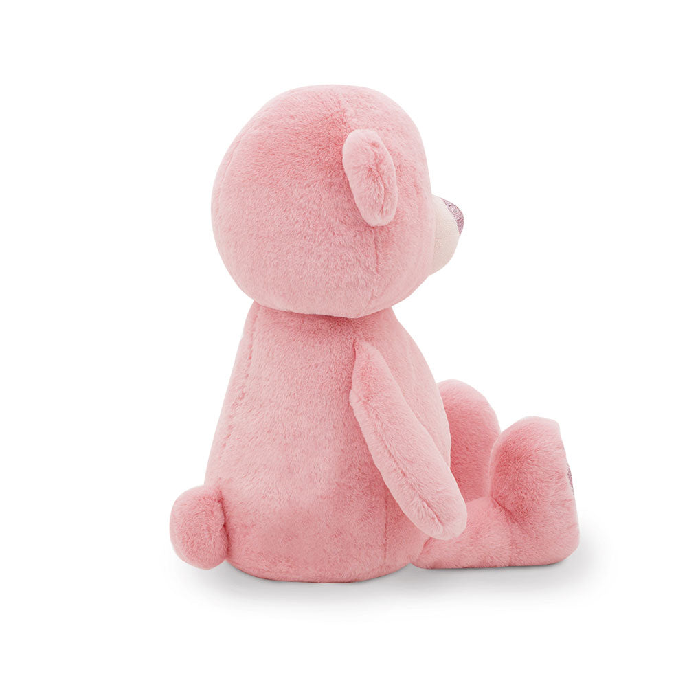 PELUCHE Fluffy l'ours rose