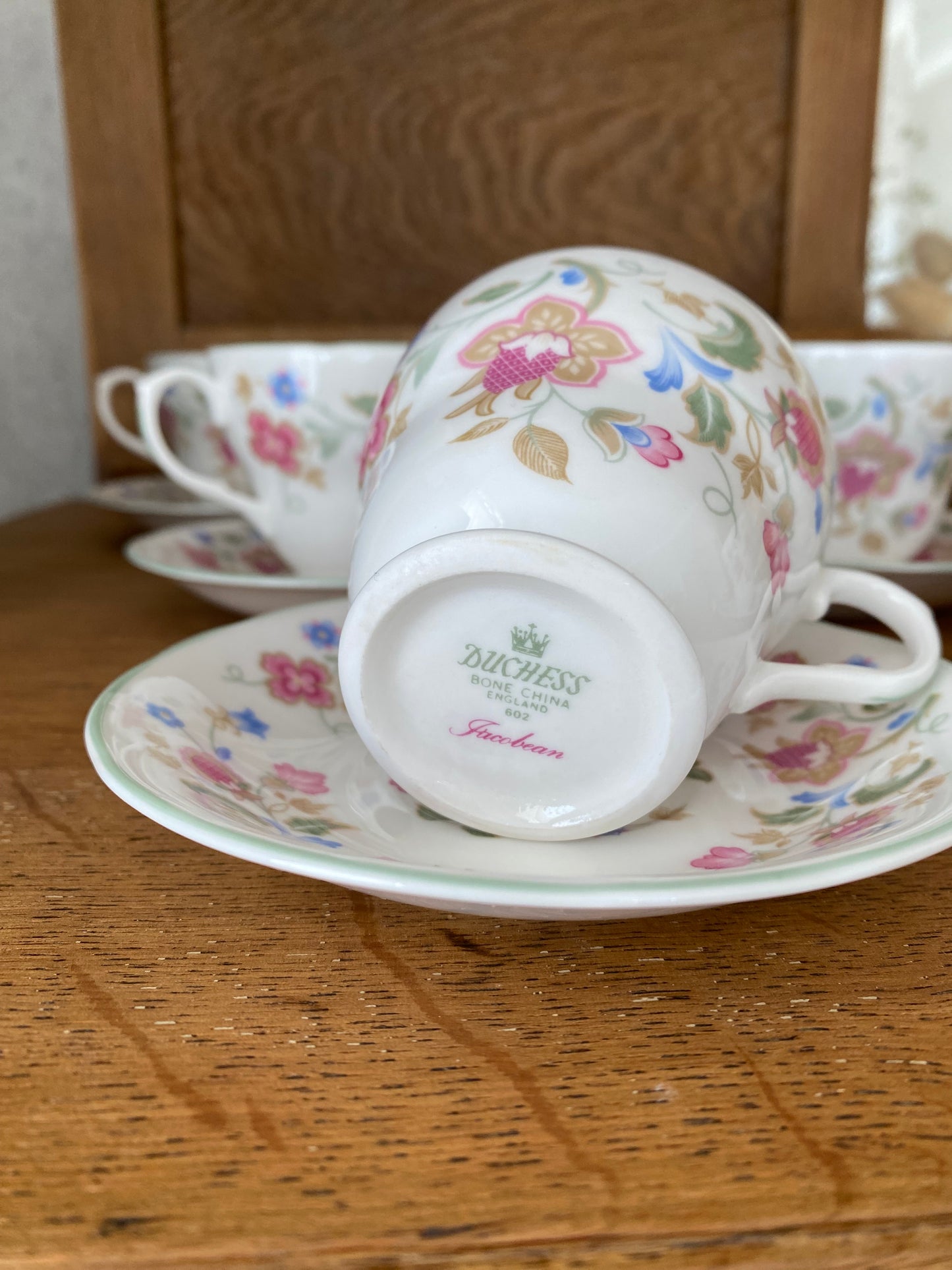 6 tasses à café Porcelaine Jacobean Duchess