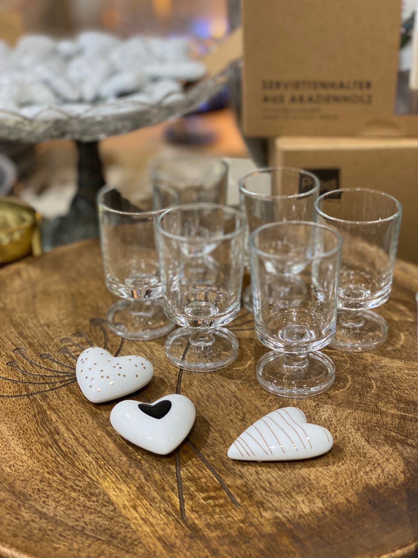 6 verres à liqueur transparents LUMINARC modèle SUEDE