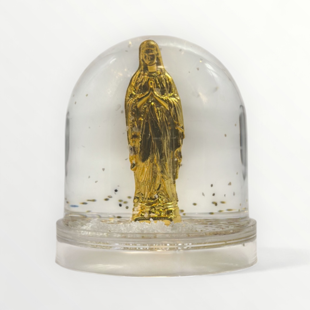 Boule à neige "Vierge Marie" Or