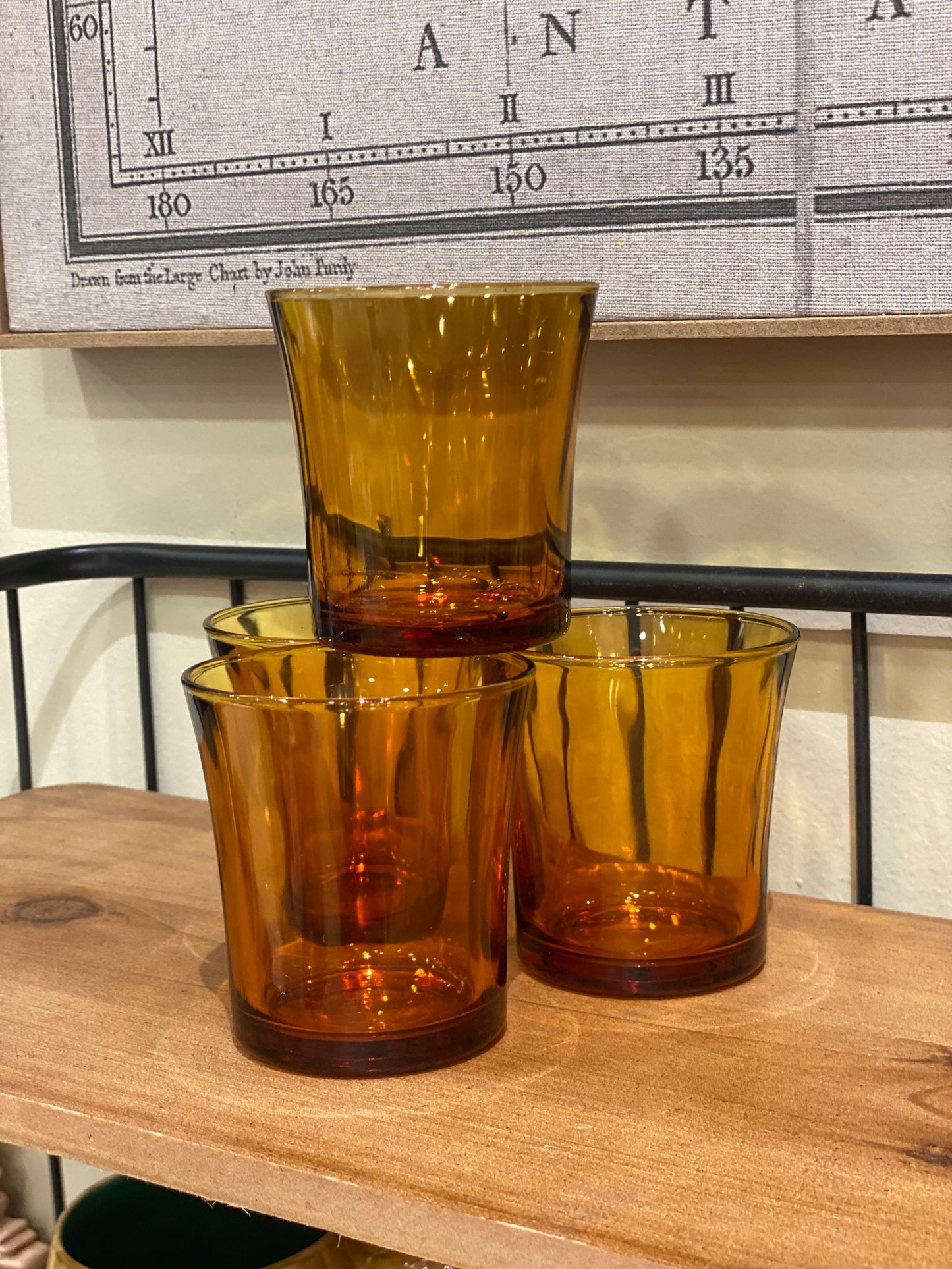 4 verres à eau Duralex