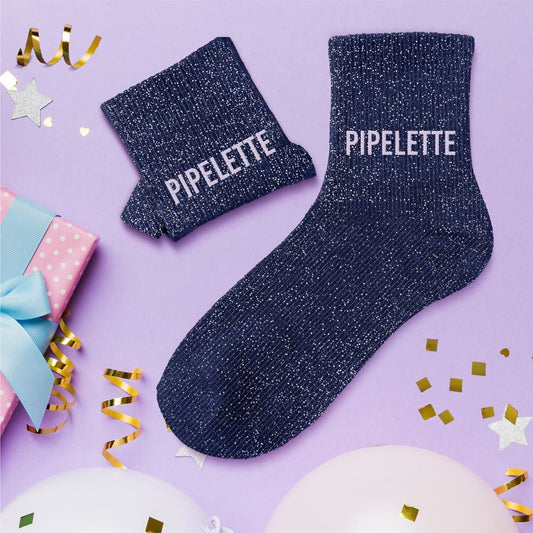 Chaussettes paillettes "PIPELETTE"