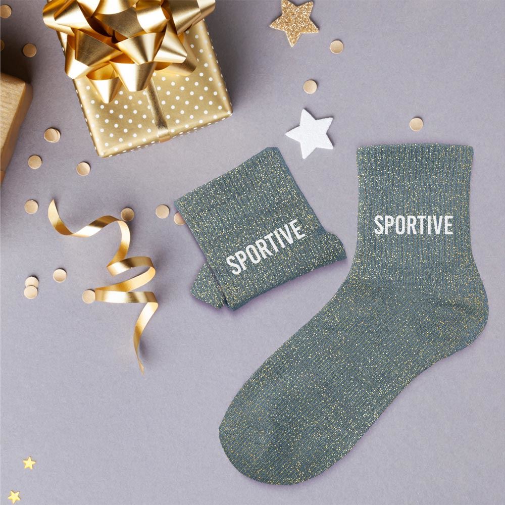 Chaussettes paillettes "SPORTIVE"